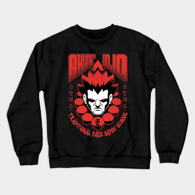 Akuma's Dojo Crewneck Sweatshirt by AzuraStudio